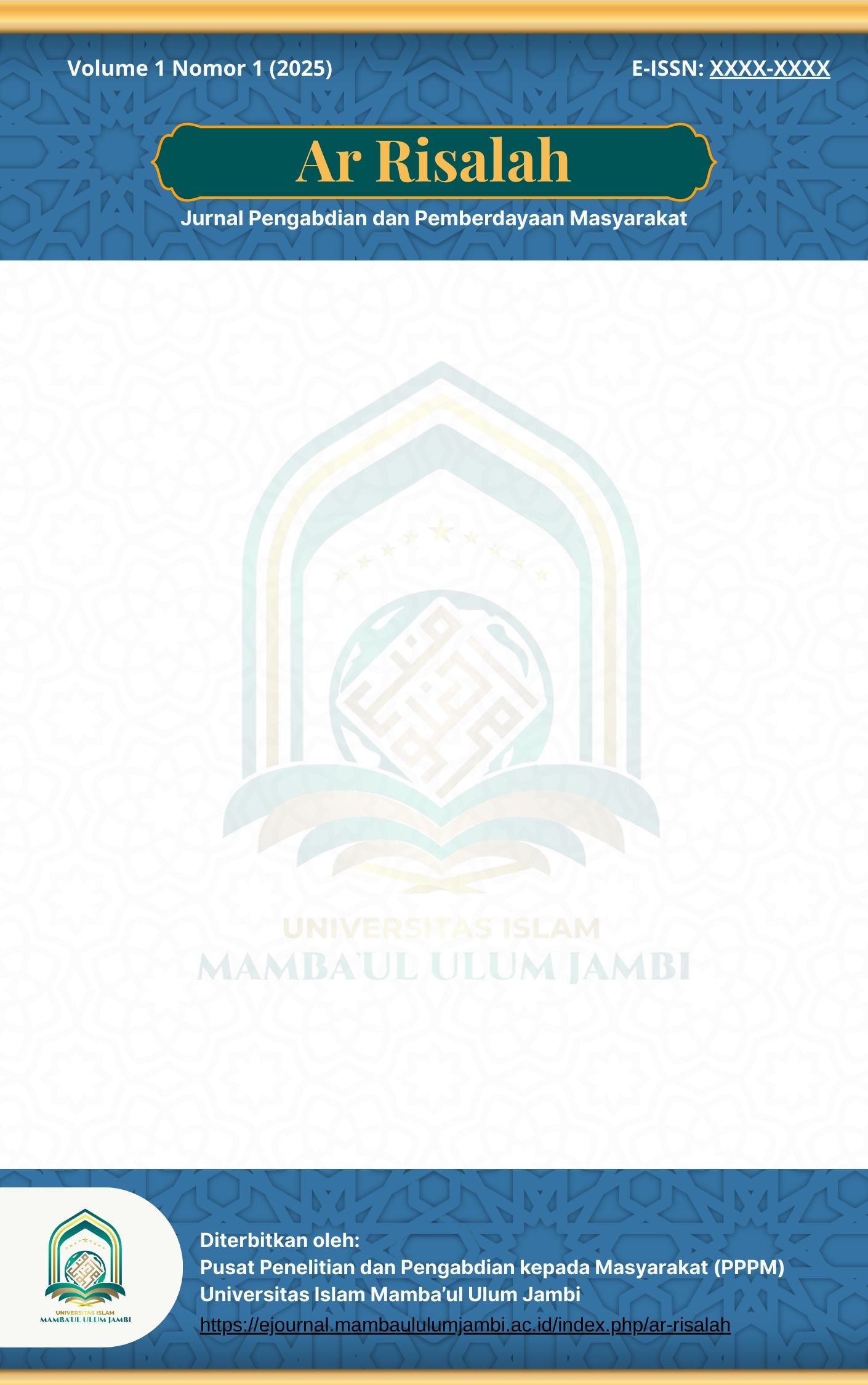 Ar-Risalah: Jurnal Pengabdian dan Pemberdayaan Masyarakat